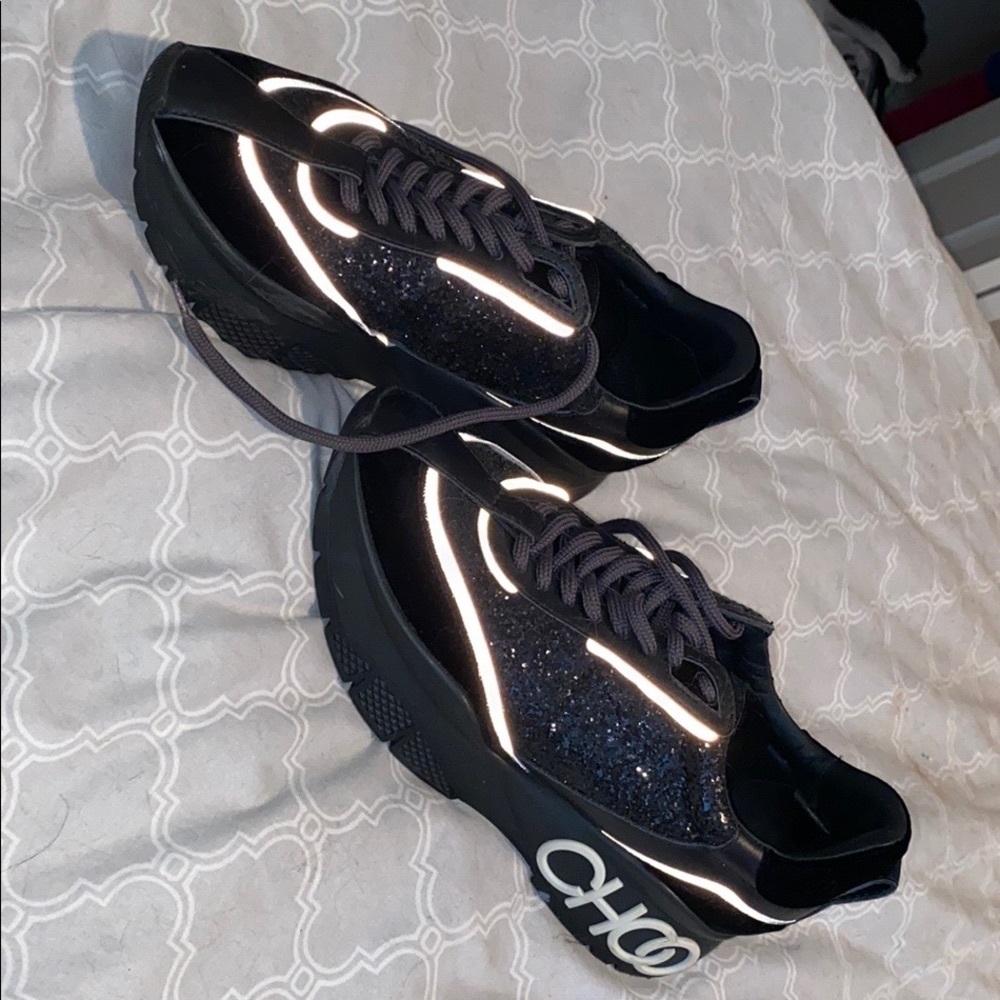 COPY - SPARKLY JIMMY CHOO FASHION TENNIS SHOES